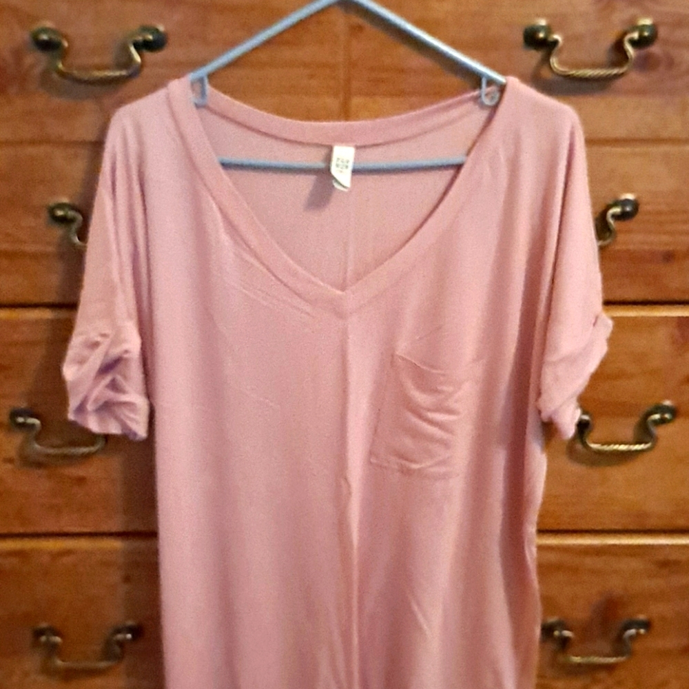 Baby Pink Flamingo Tshirt. Size large